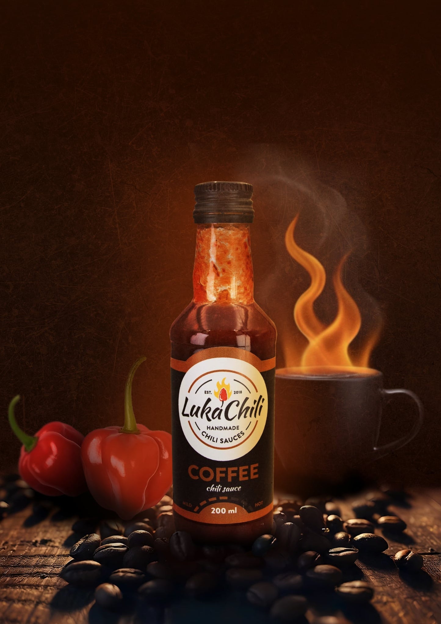 Sos chili Cafea - 200 ml - LukáChili